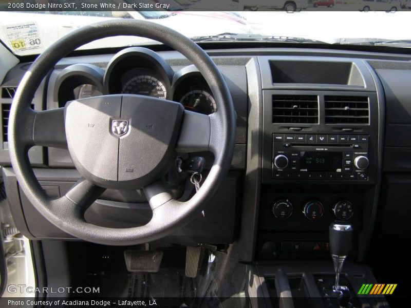 Stone White / Dark Slate Gray 2008 Dodge Nitro SXT