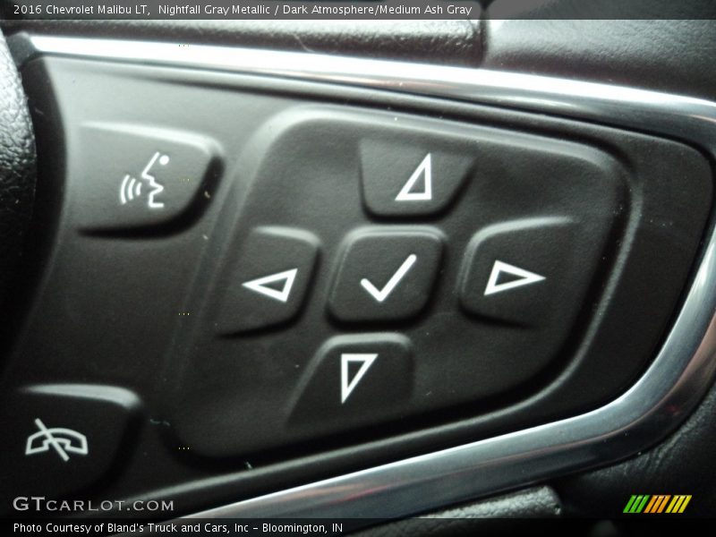 Nightfall Gray Metallic / Dark Atmosphere/Medium Ash Gray 2016 Chevrolet Malibu LT