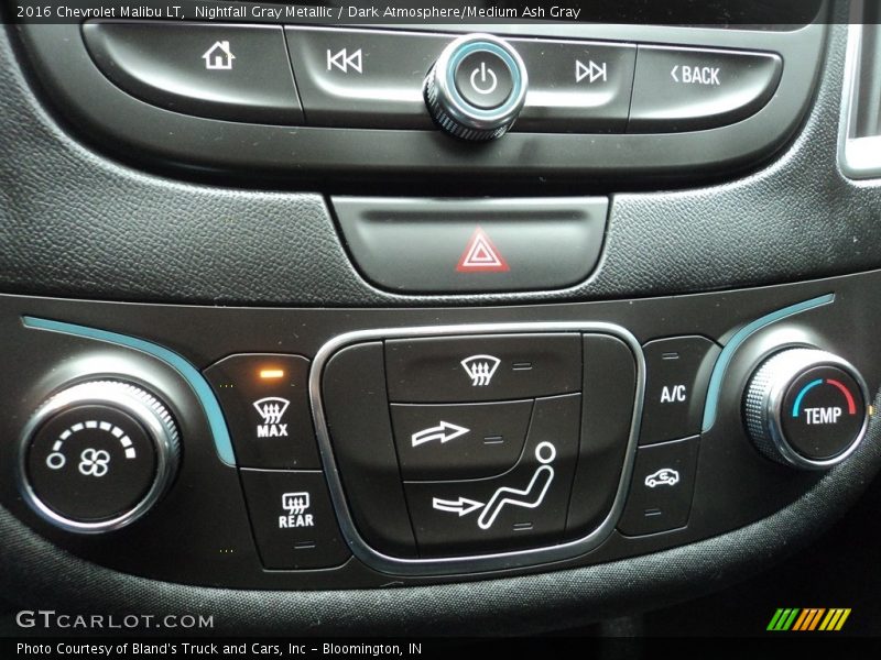 Nightfall Gray Metallic / Dark Atmosphere/Medium Ash Gray 2016 Chevrolet Malibu LT