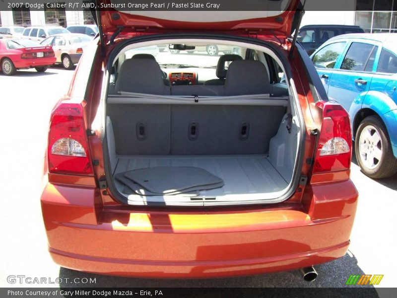Sunburst Orange Pearl / Pastel Slate Gray 2007 Dodge Caliber R/T AWD