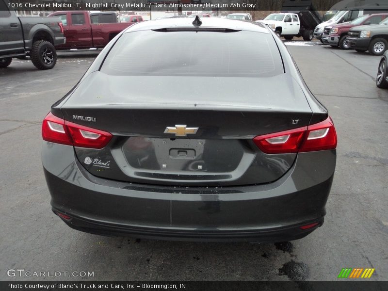 Nightfall Gray Metallic / Dark Atmosphere/Medium Ash Gray 2016 Chevrolet Malibu LT