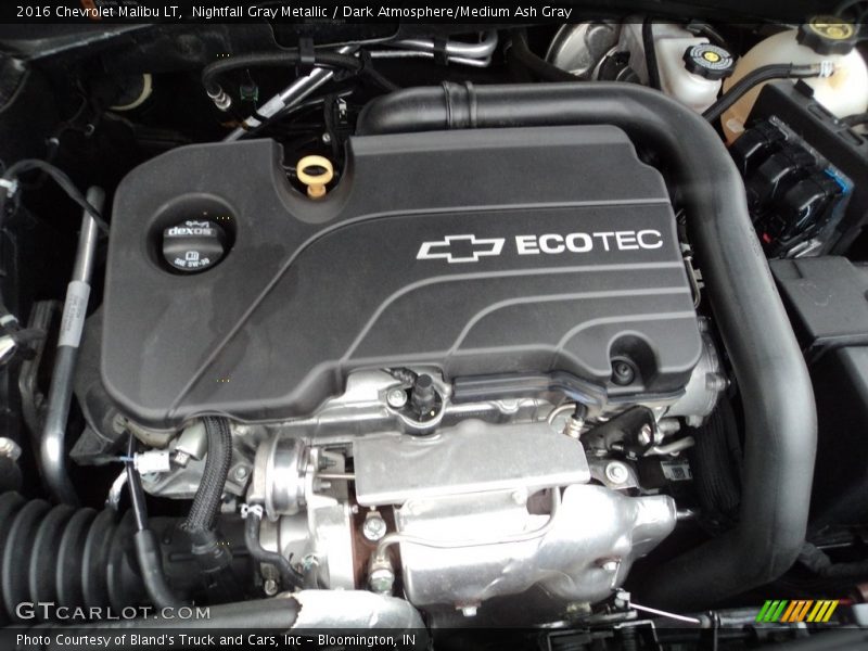 Nightfall Gray Metallic / Dark Atmosphere/Medium Ash Gray 2016 Chevrolet Malibu LT