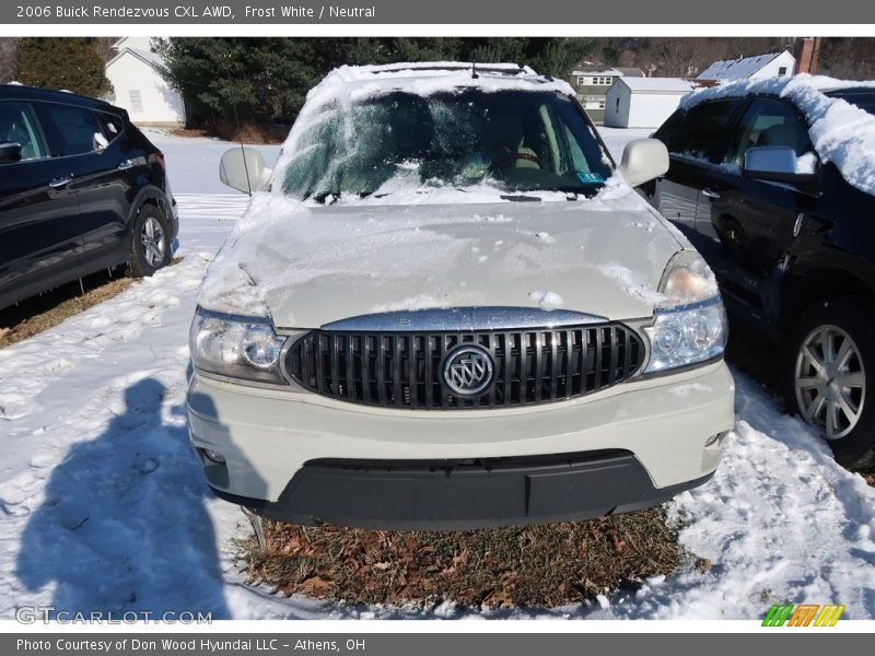 Frost White / Neutral 2006 Buick Rendezvous CXL AWD