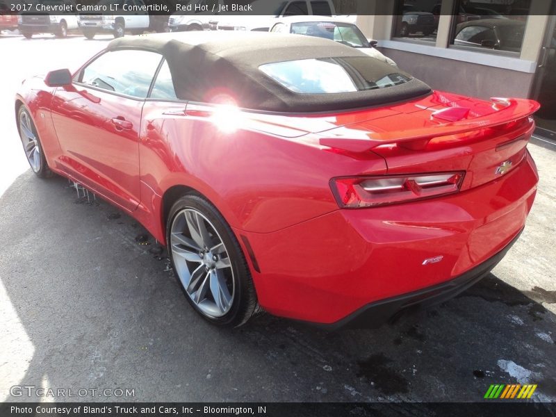 Red Hot / Jet Black 2017 Chevrolet Camaro LT Convertible