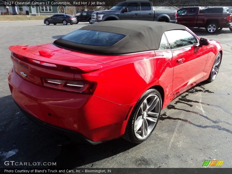 Red Hot / Jet Black 2017 Chevrolet Camaro LT Convertible