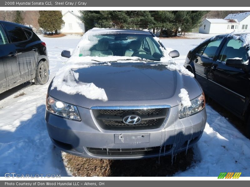 Steel Gray / Gray 2008 Hyundai Sonata GLS