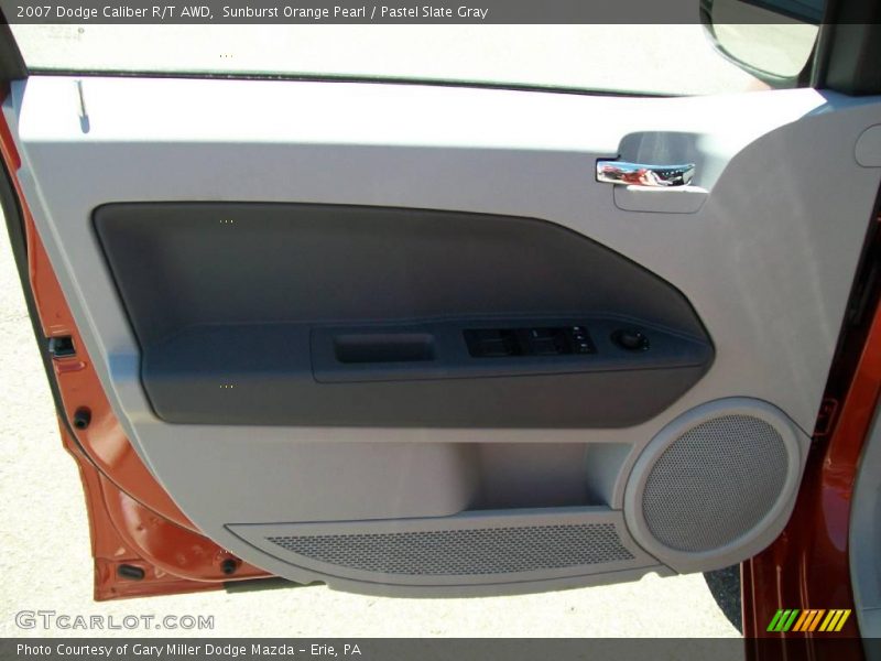 Sunburst Orange Pearl / Pastel Slate Gray 2007 Dodge Caliber R/T AWD