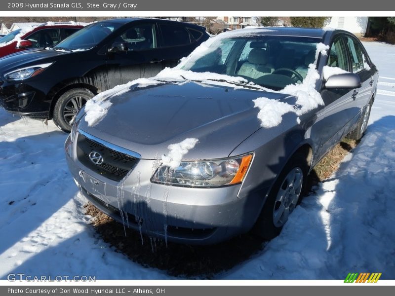 Steel Gray / Gray 2008 Hyundai Sonata GLS