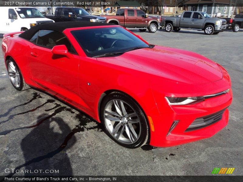 Red Hot / Jet Black 2017 Chevrolet Camaro LT Convertible