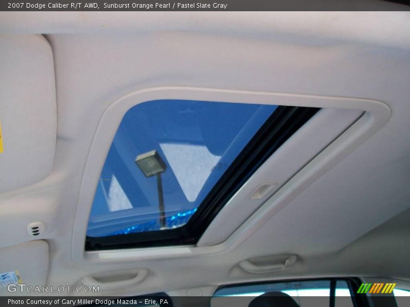 Sunburst Orange Pearl / Pastel Slate Gray 2007 Dodge Caliber R/T AWD