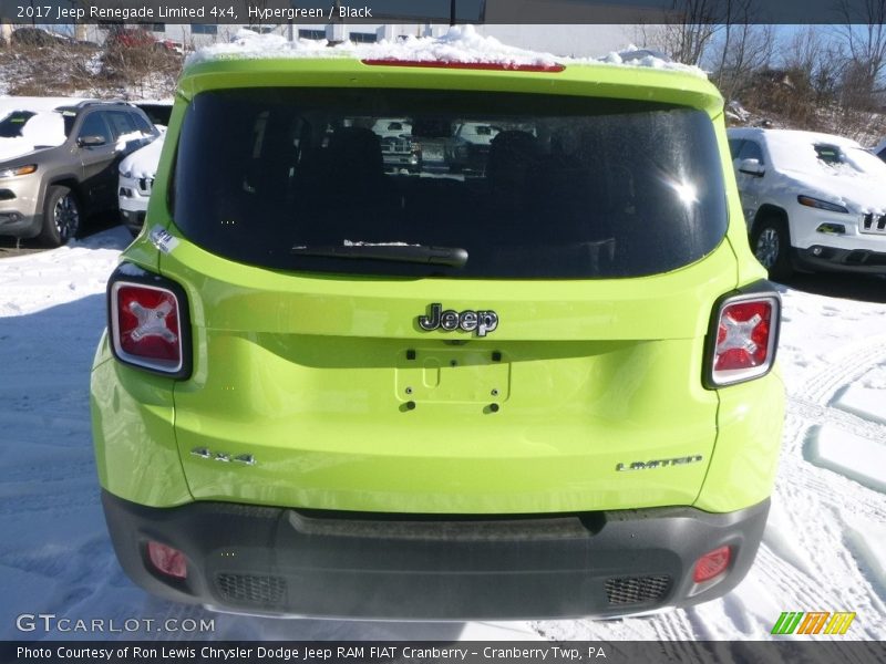 Hypergreen / Black 2017 Jeep Renegade Limited 4x4