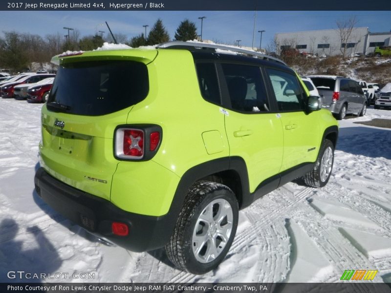 Hypergreen / Black 2017 Jeep Renegade Limited 4x4