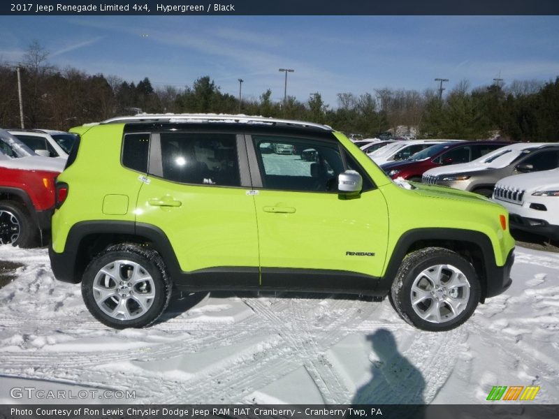 Hypergreen / Black 2017 Jeep Renegade Limited 4x4