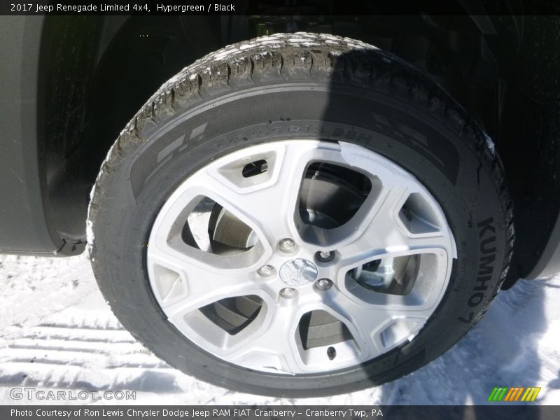 Hypergreen / Black 2017 Jeep Renegade Limited 4x4