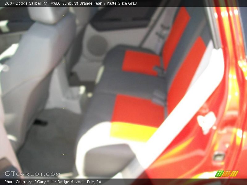 Sunburst Orange Pearl / Pastel Slate Gray 2007 Dodge Caliber R/T AWD