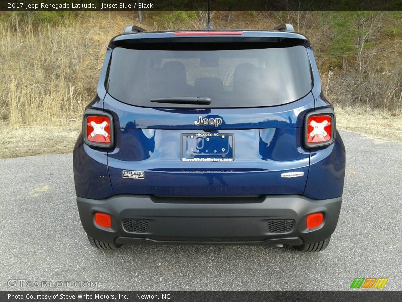 Jetset Blue / Black 2017 Jeep Renegade Latitude