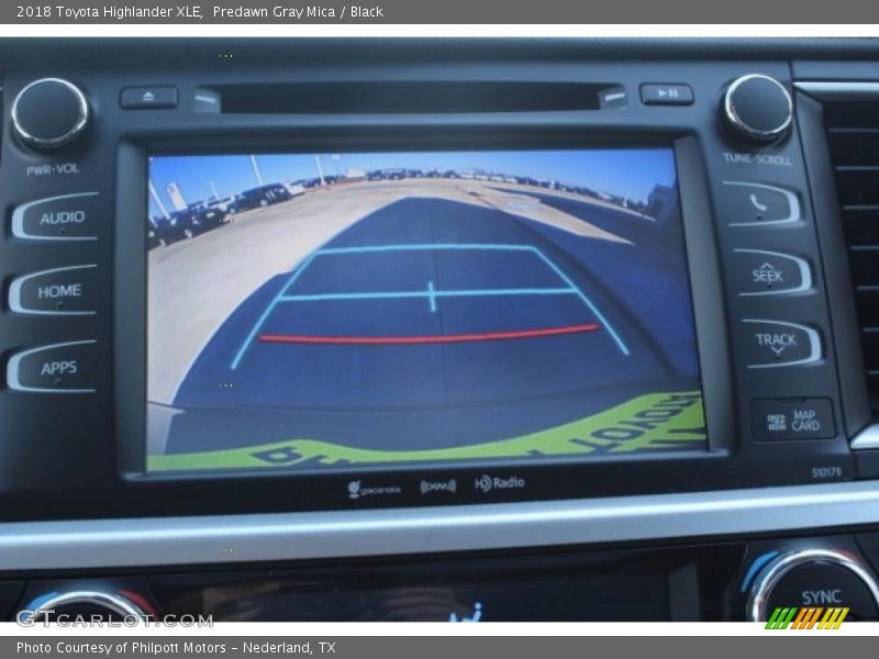 Predawn Gray Mica / Black 2018 Toyota Highlander XLE