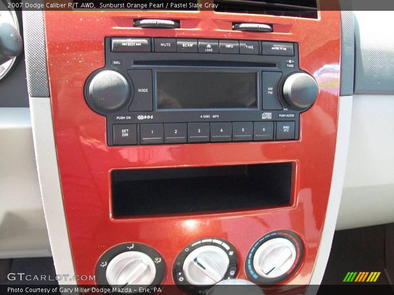 Sunburst Orange Pearl / Pastel Slate Gray 2007 Dodge Caliber R/T AWD