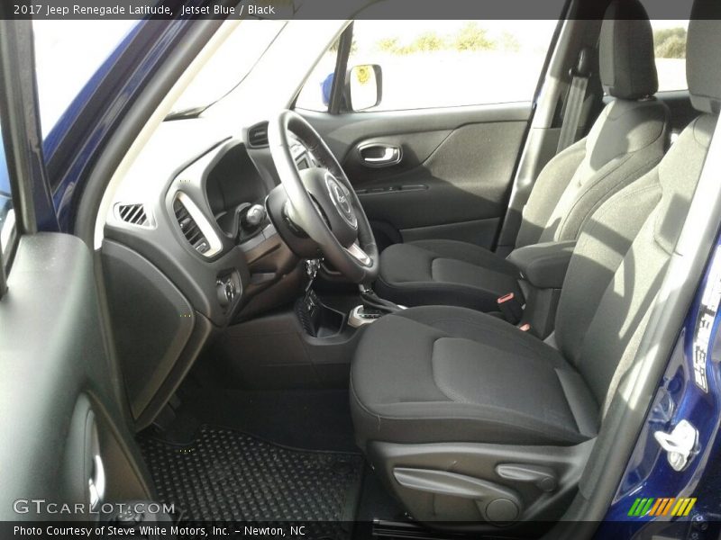 Jetset Blue / Black 2017 Jeep Renegade Latitude