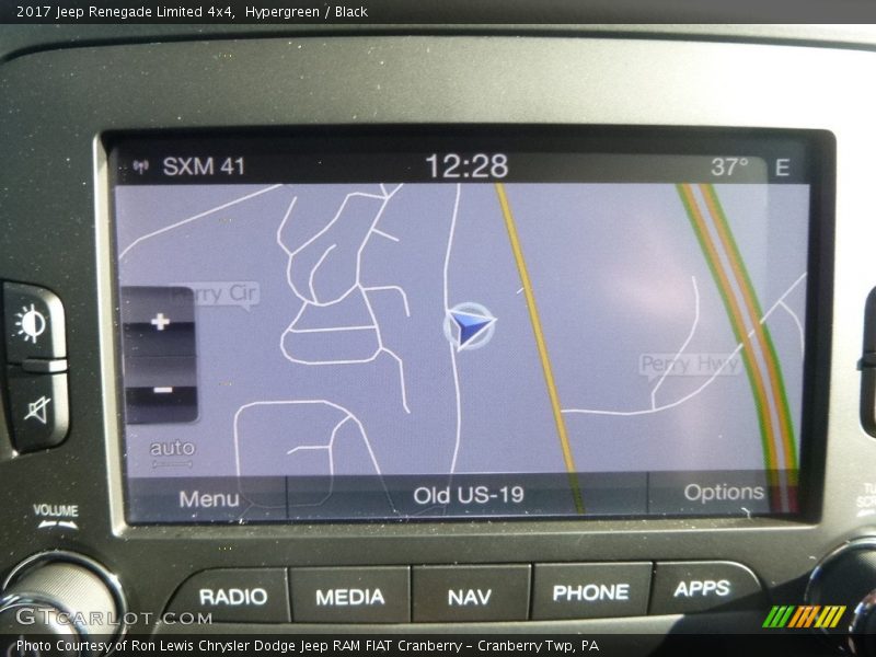 Hypergreen / Black 2017 Jeep Renegade Limited 4x4