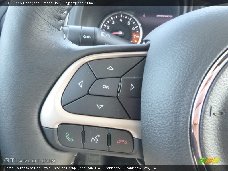 Hypergreen / Black 2017 Jeep Renegade Limited 4x4