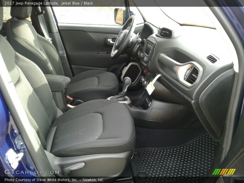 Jetset Blue / Black 2017 Jeep Renegade Latitude