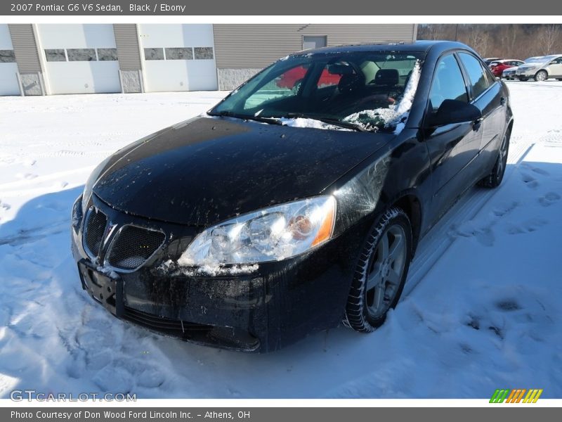 Black / Ebony 2007 Pontiac G6 V6 Sedan