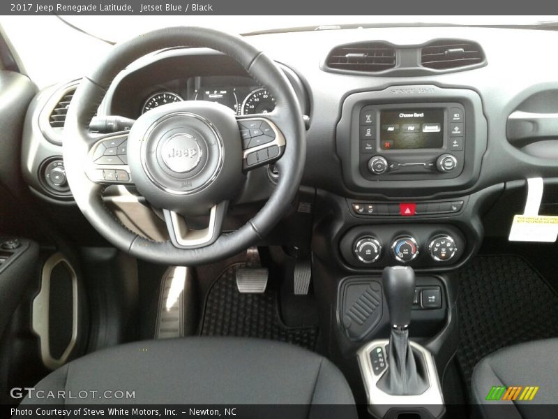 Jetset Blue / Black 2017 Jeep Renegade Latitude