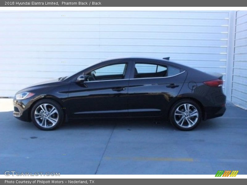 Phantom Black / Black 2018 Hyundai Elantra Limited