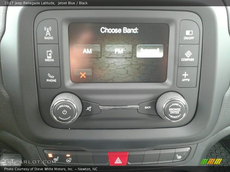 Jetset Blue / Black 2017 Jeep Renegade Latitude