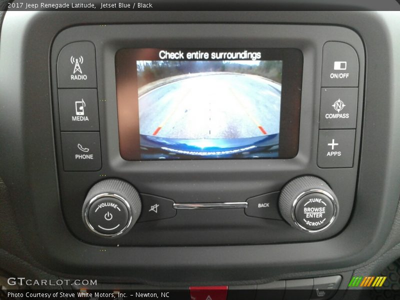 Jetset Blue / Black 2017 Jeep Renegade Latitude