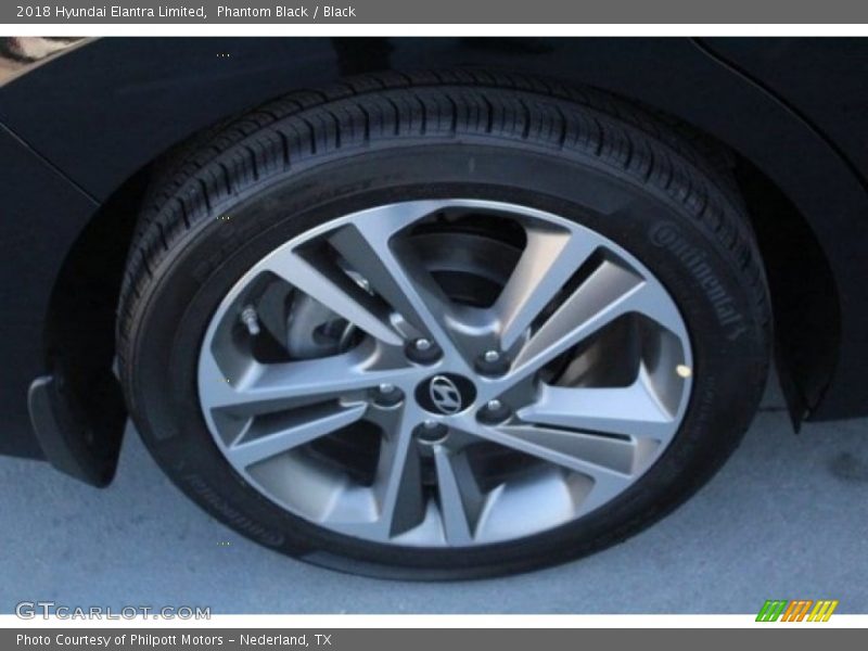 Phantom Black / Black 2018 Hyundai Elantra Limited