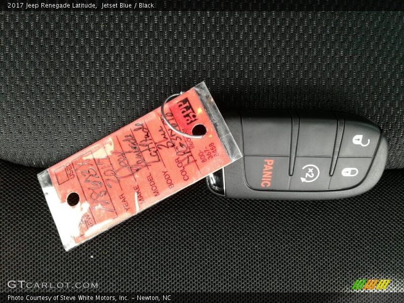 Jetset Blue / Black 2017 Jeep Renegade Latitude