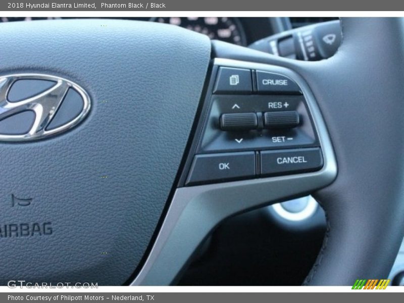 Phantom Black / Black 2018 Hyundai Elantra Limited