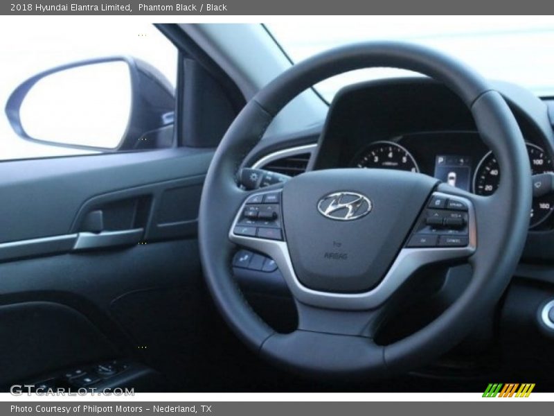 Phantom Black / Black 2018 Hyundai Elantra Limited