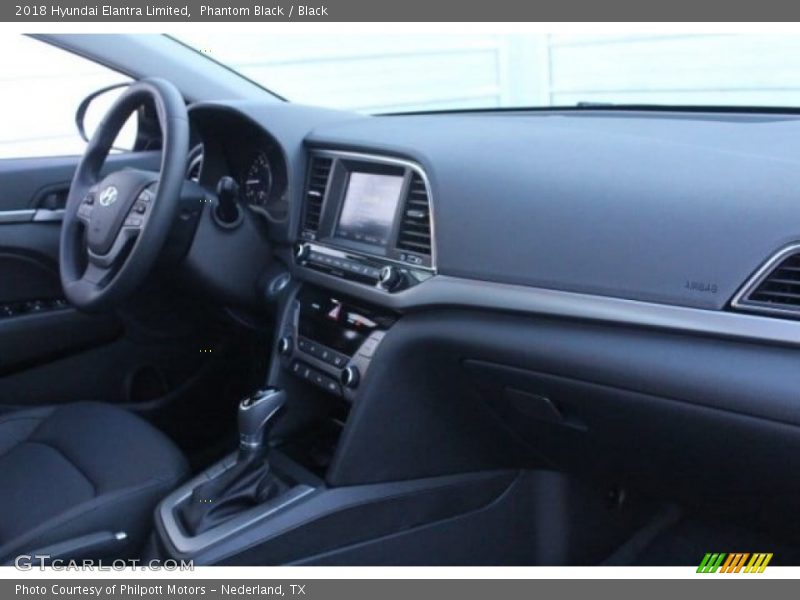 Phantom Black / Black 2018 Hyundai Elantra Limited