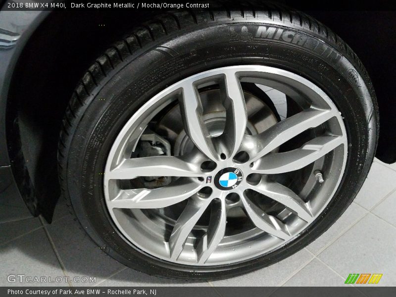 Dark Graphite Metallic / Mocha/Orange Contrast 2018 BMW X4 M40i