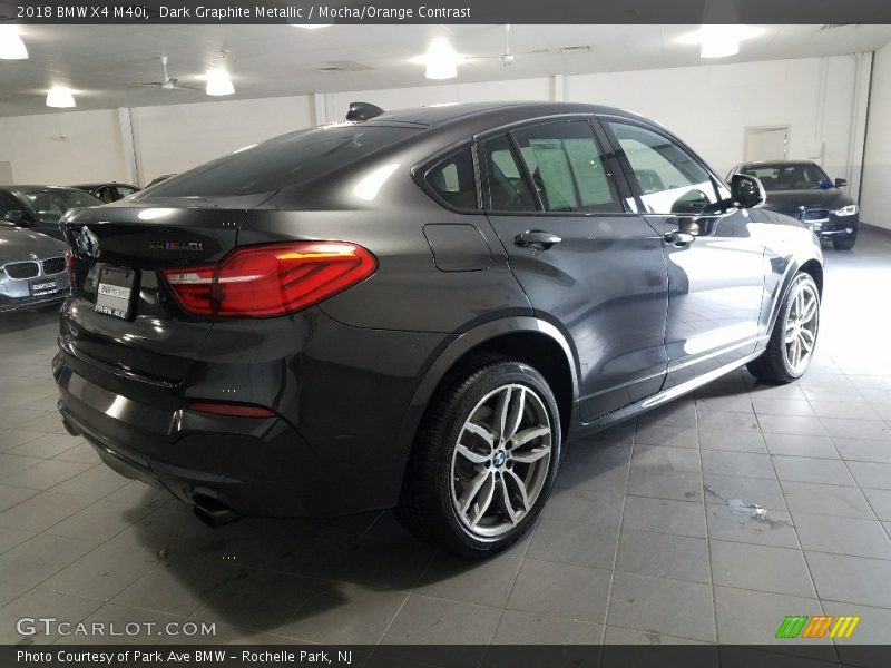 Dark Graphite Metallic / Mocha/Orange Contrast 2018 BMW X4 M40i
