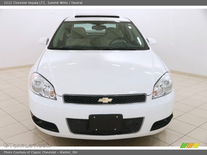 Summit White / Neutral 2012 Chevrolet Impala LTZ