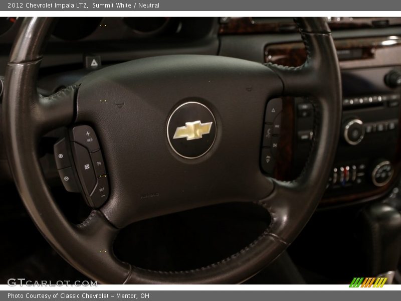 Summit White / Neutral 2012 Chevrolet Impala LTZ