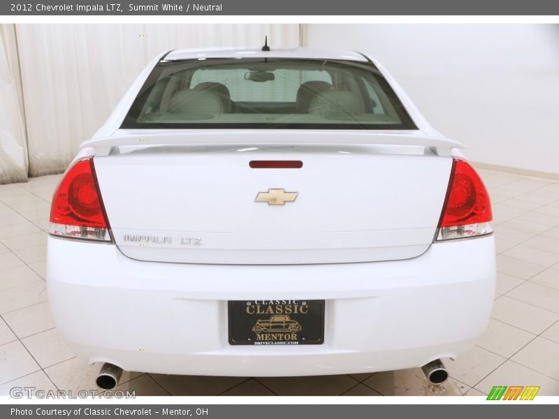 Summit White / Neutral 2012 Chevrolet Impala LTZ