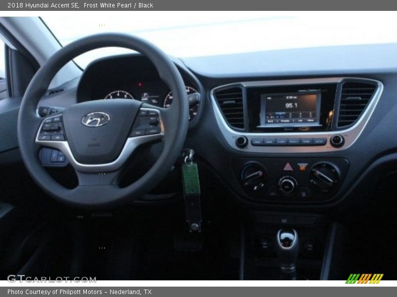 Dashboard of 2018 Accent SE
