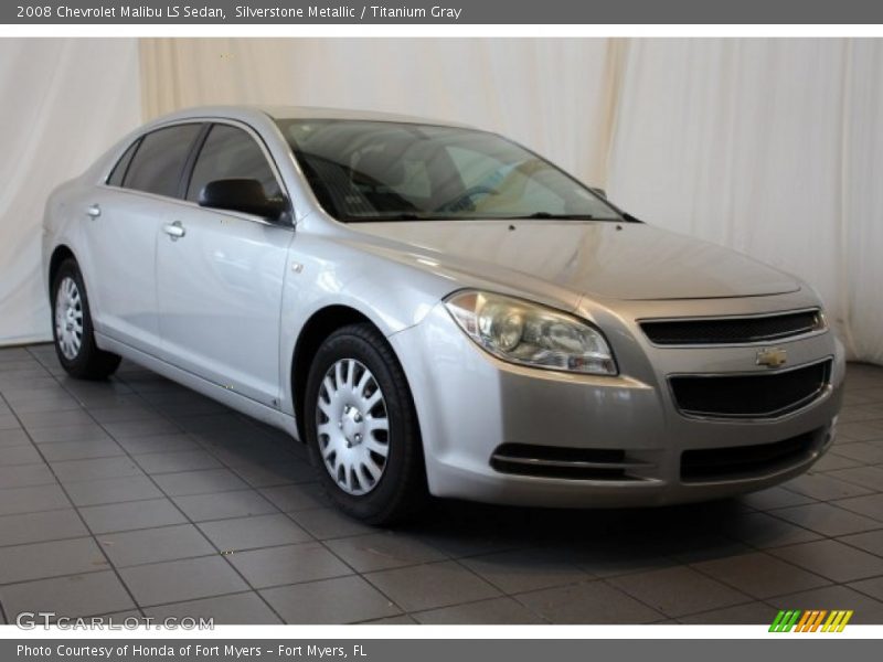 Silverstone Metallic / Titanium Gray 2008 Chevrolet Malibu LS Sedan
