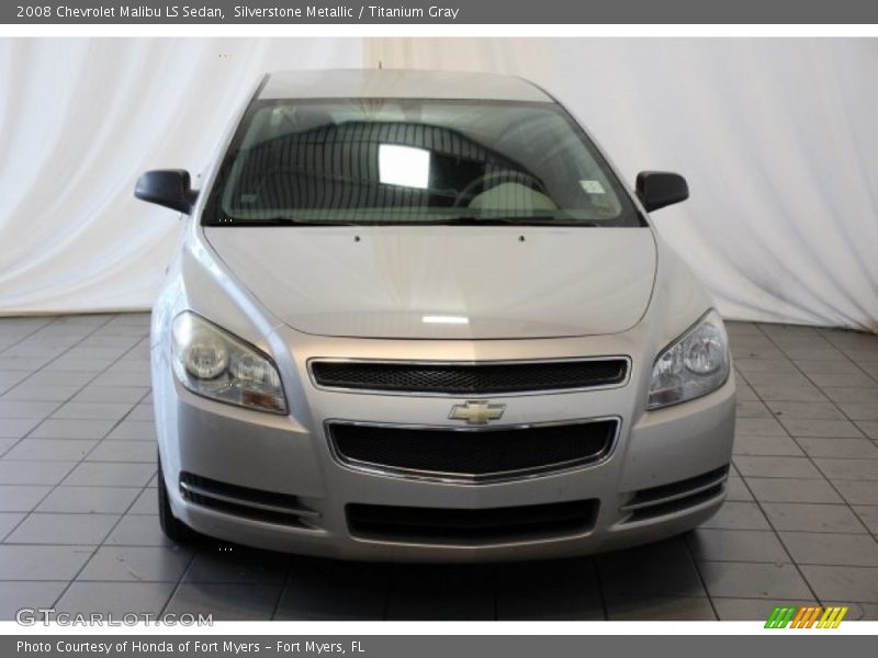 Silverstone Metallic / Titanium Gray 2008 Chevrolet Malibu LS Sedan