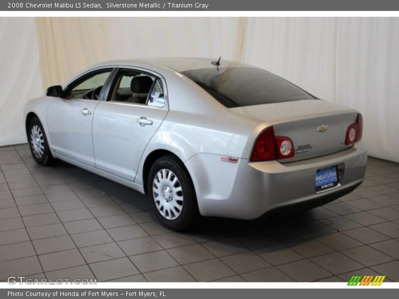 Silverstone Metallic / Titanium Gray 2008 Chevrolet Malibu LS Sedan