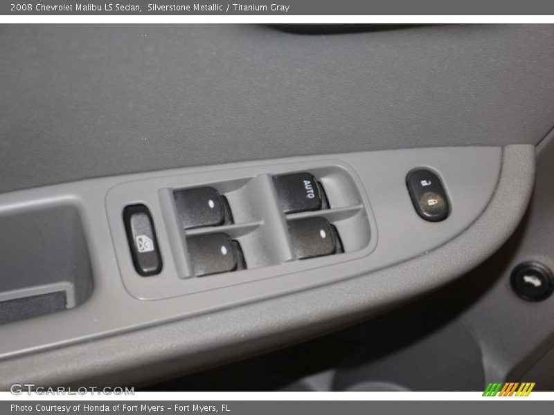 Silverstone Metallic / Titanium Gray 2008 Chevrolet Malibu LS Sedan