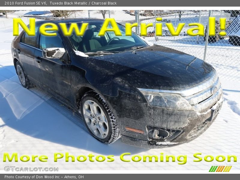 Tuxedo Black Metallic / Charcoal Black 2010 Ford Fusion SE V6
