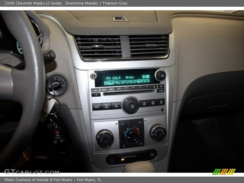 Silverstone Metallic / Titanium Gray 2008 Chevrolet Malibu LS Sedan