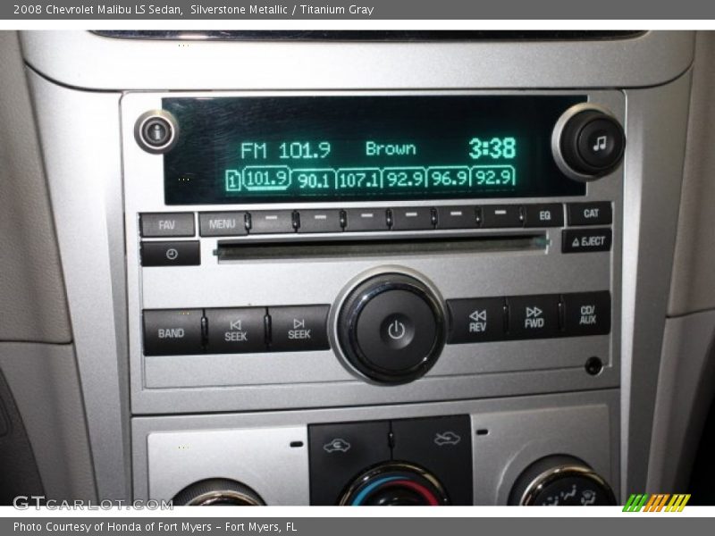 Silverstone Metallic / Titanium Gray 2008 Chevrolet Malibu LS Sedan