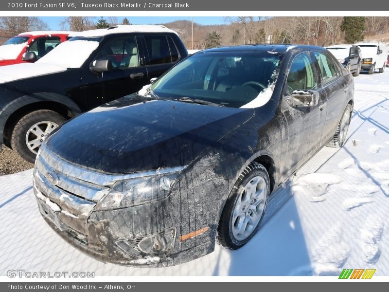 Tuxedo Black Metallic / Charcoal Black 2010 Ford Fusion SE V6